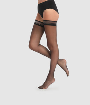 Black DIM Up Sexy Fascination 15 hold ups