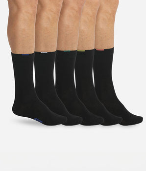 Lote de 5 pares de calcetines negros EcoDIM para hombre