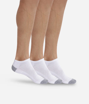 Pack de 3 pares de calcetines bajos invisibles hombre EcoDIM