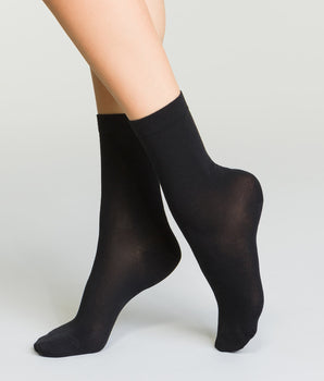 Calcetines térmicos negros para mujeres