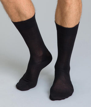 Schwarze Thermo-Herrensocken