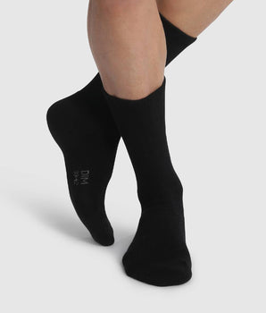 Pack de 2 pares de calcetines negros de outdoor para hombre