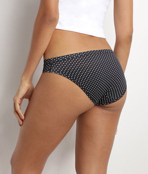 2 pack black and polka dot women's briefs  Body Move