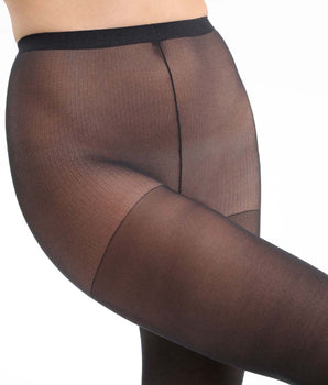 Panti negro semi opaco Beauty Resist 25D