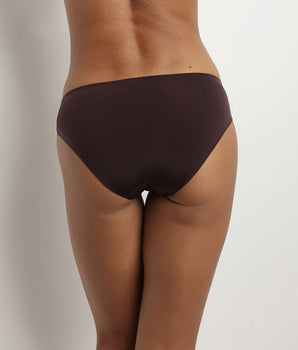 Dim InvisiFree precious brown microfibre briefs