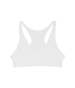 Brassière de sport blanche DIM Pocket Micro Girl