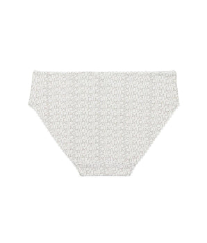 White brief with logo print for girl - Dim Touch