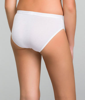 2 pack white briefs Dim Girl- Pocket Basic