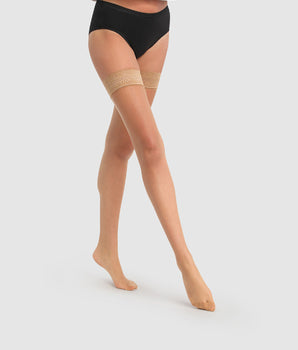 Amber DIM Up Voile 15 sheer no-dig hold ups