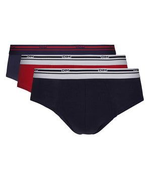 Pack de 3 calzoncillos rojos y azules para hombre Classic Colors