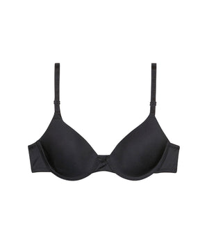 Girl's black cup bra Dim Invisible