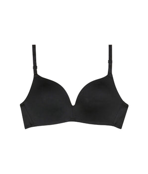 Soutien-gorge triangle à coques noir pour fille Dim Invisible