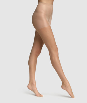 Pantis de velo transparente beige efecto nude Body Touch Dim 17D