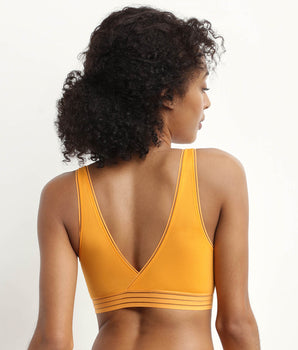 Soutien-gorge triangle sans armature en microfibre Jaune Oh My Dim’s