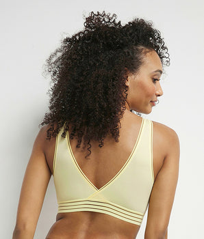 Soutien-gorge triangle sans armatures en microfibre Jaune Oh My Dim’s