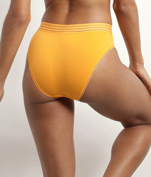 Slip femme invisible en microfibre Jaune Soleil Oh My Dim’s