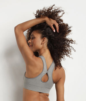 Pebble grey bra Dim Sport