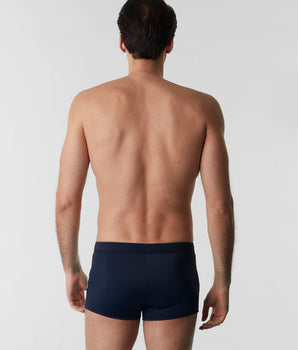 Boxer de bain en tissu technique, bleu nuit