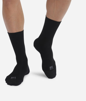 Juego de 2 pares de calcetines reforzados para hombre Negro Súper resistentes