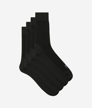 Juego de 2 pares de calcetines reforzados para hombre Negro Súper resistentes