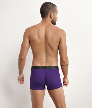 Men's Violet modal cotton boxers with contrasting waistband Dim Classic