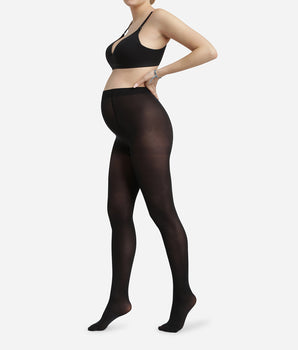 Opaque Dim Style Mama maternity tights with an ultra stretchy waistband