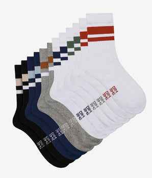 Lot de 6 paires de chaussettes homme en coton Multicolore EcoDim Sport