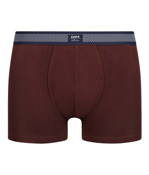 Weinrote Piqué Boxershorts aus Modal-Baumwolle - DIM Smart