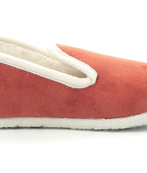 Orangene Damen Slip-ons