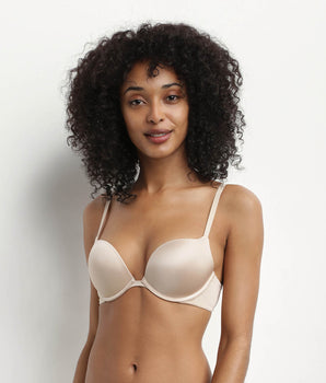 Soutien-gorge push up à armatures en microfibre Nude Dim Beyond Sexy