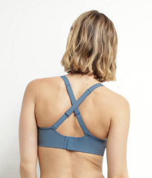 Blue Jean Move sculpting microfibre sports bra