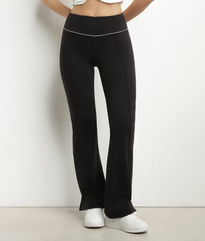 Ausgestellte Damen-Sporthose aus Stretch-Jersey Black Dim Move