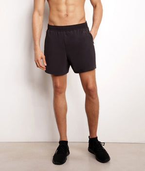 Pantalón corto deportivo para hombre en tejido vaporoso negro Dim Move