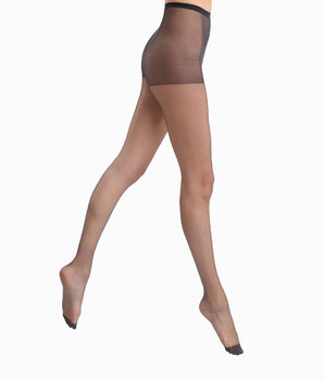 Schwarze ultra-transparente Strumpfhose 15D - DIM Mes Essentiels