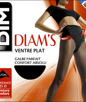 Panti negro Diam's vientre plano 25D