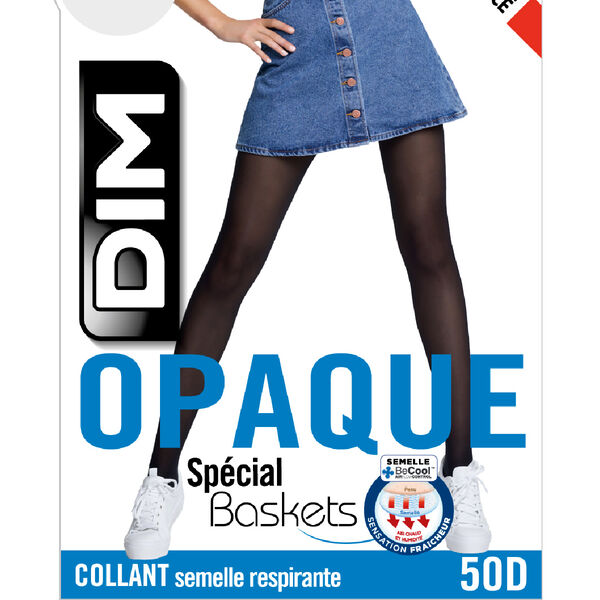 DIM Collant Femme Opaque PERFECT CONTENTION Noir 45D - Taille 1