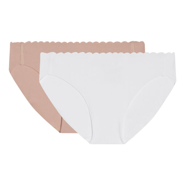 Buy Black/White/Nude Midi No VPL Knickers 3 Pack from Next Ireland