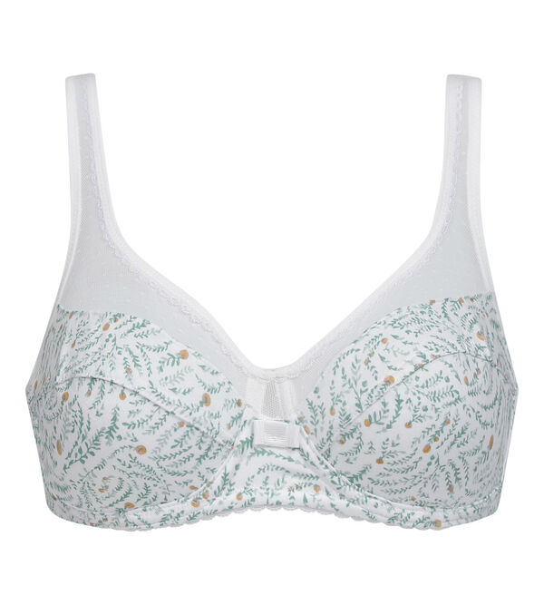 Underwired bra with floral print Generous by Dim