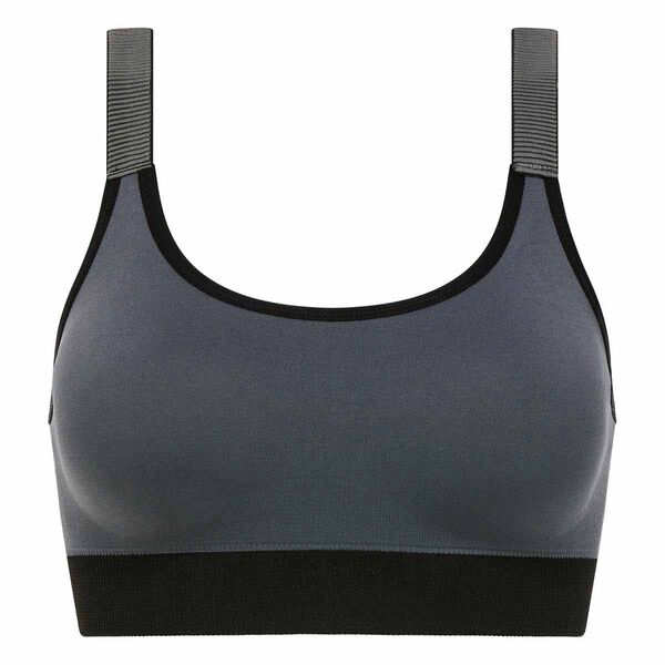Sports Bra with Removable Pads - 70% Cocoa