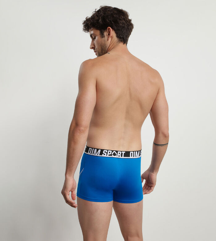 Men's microfibre boxers with flat seams in Beige Dim Icons Essentiel