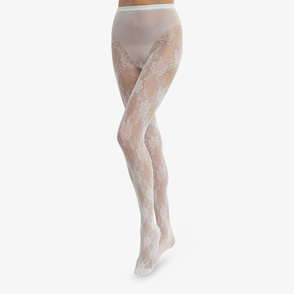 White store lace leggings