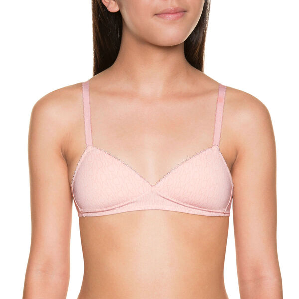 Pink cup triangle bra for Girl - Dim Touch