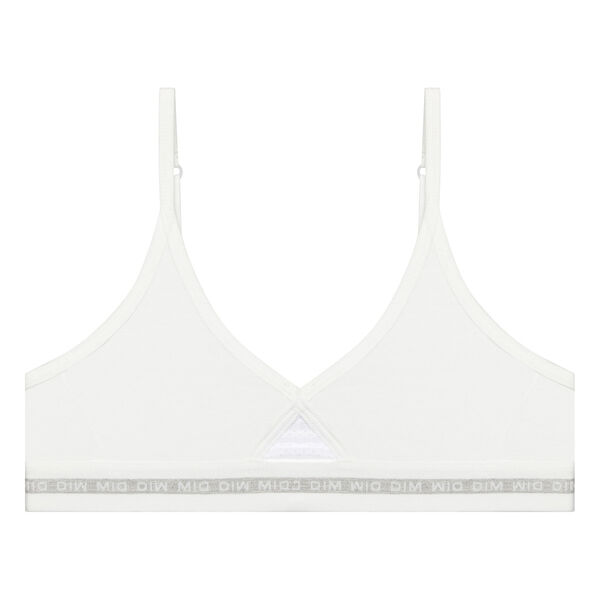 Cotton jersey sports bra in white - Balenciaga