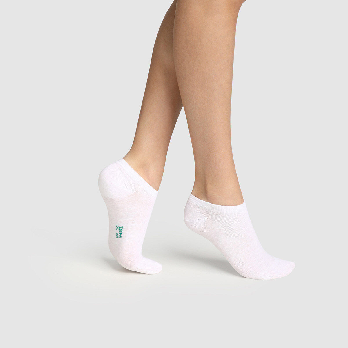 ladies white cotton ankle socks