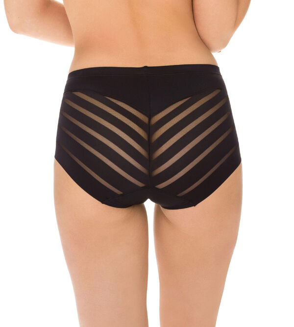 Pack of 2 pairs of Coton Plus Féminine midi knickers in black