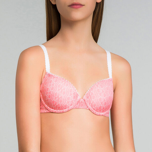 Ladies Baby Pink Plain Cotton Bra, Size: 32/80 at Rs 130/piece in