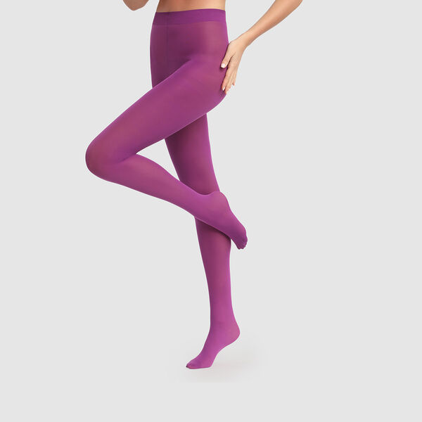 Dim Style 50D Opaque purple zinzolin velvety tights