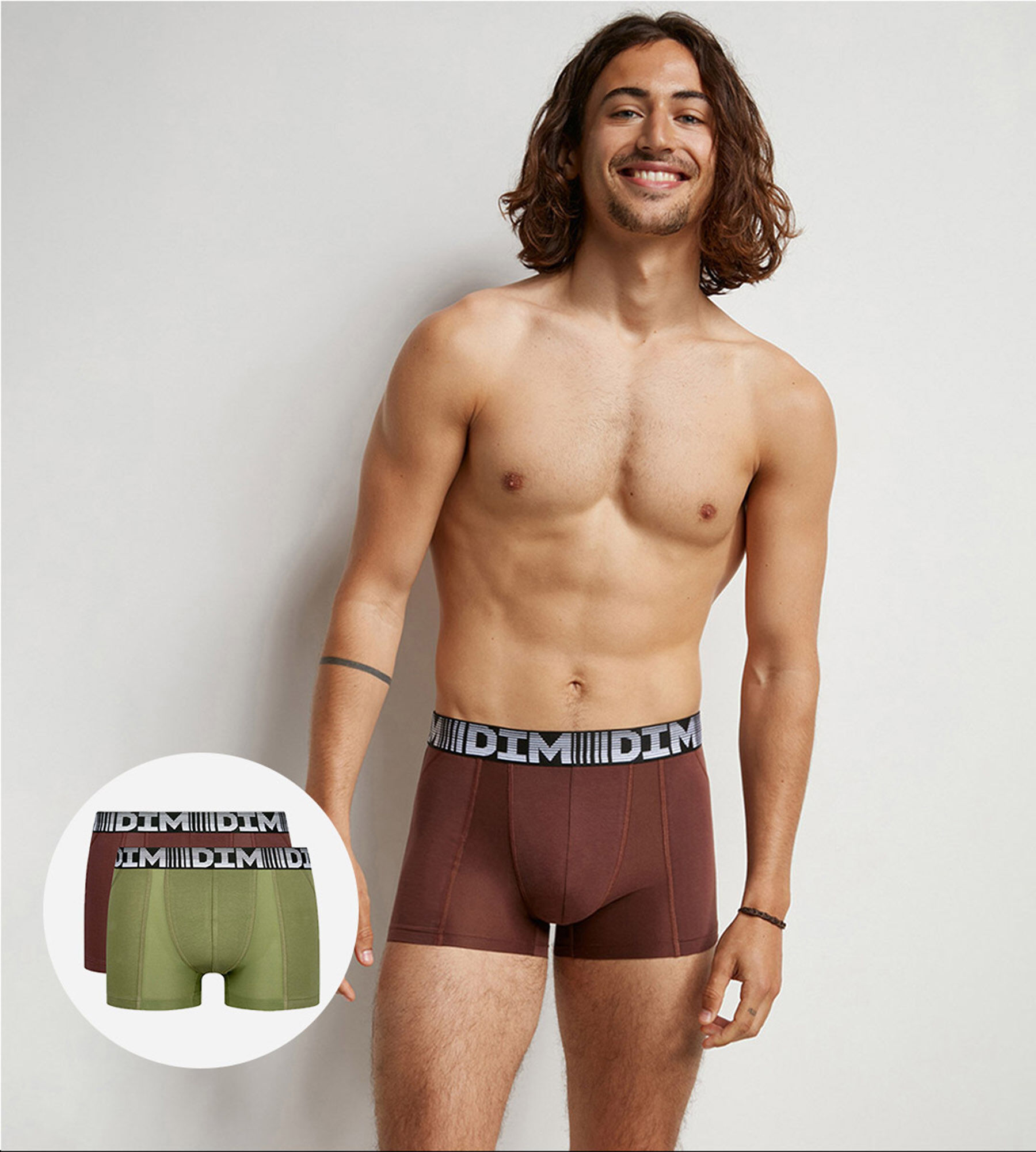 Boxer homme dim online microfibre