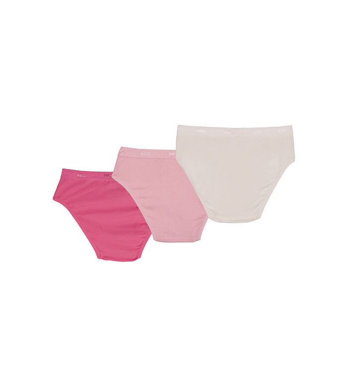 DIM POCKET COTON BRASSIERE PACK X3 Pink - Fast delivery  Spartoo Europe !  - Underwear Sports bras Child 20,00 €