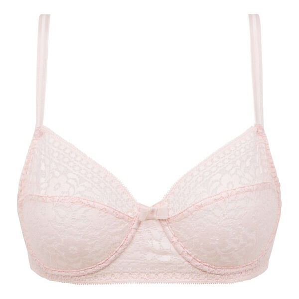Buy White Recycled Lace Full Cup Comfort Bra - 38C | Bras | Argos